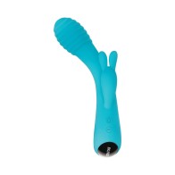 Vibrador Conejito de Silicona Evolved Aqua Teal