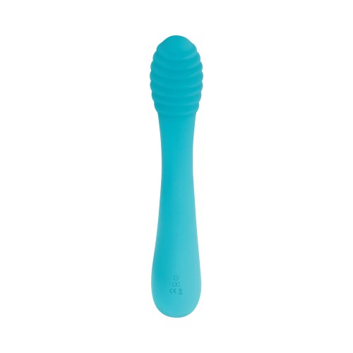 Evolved Aqua Bunny Silicone Rabbit Vibrator Teal