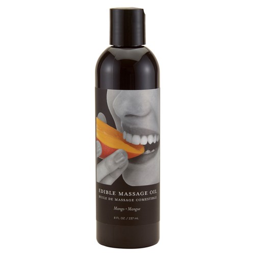 Aceite de Masaje Comestible Mango Earthly Body 8oz