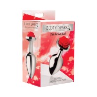 Booty Sparks Elegant Red Rose Medium Anal Plug