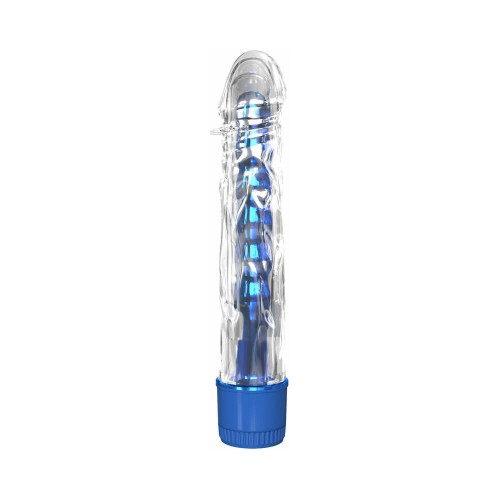 Pipedream Classix Mr. Twister 6.5 in. Vibrator and Sleeve Set Blue