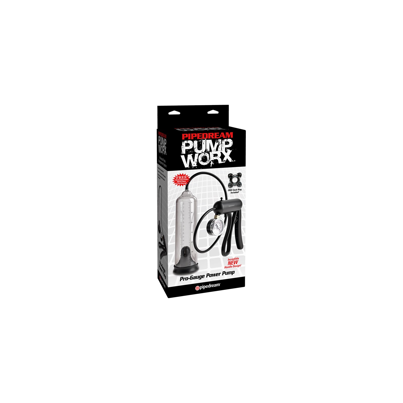 Pipedream Pro-Gauge Power Pump Clear/Black