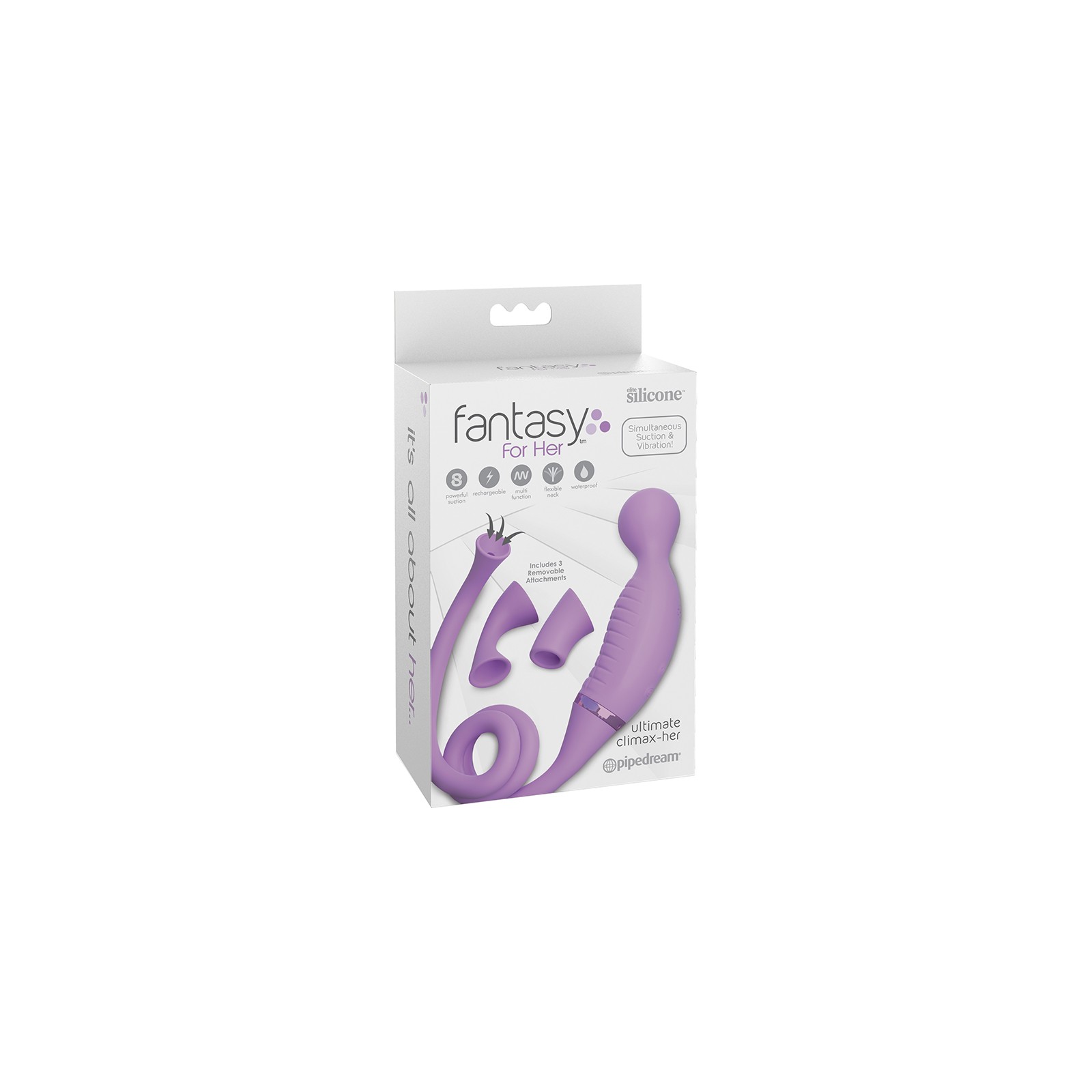 Pipedream Fantasy For Her Dual Stimulator Purple