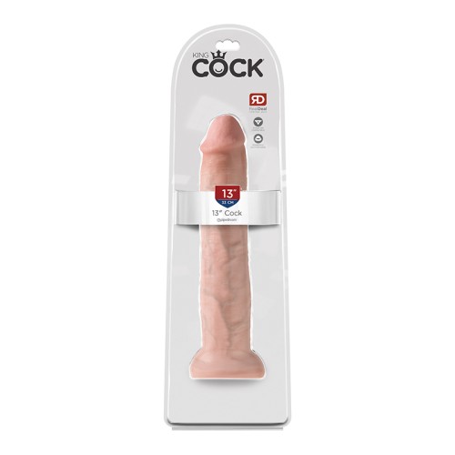 Pipedream King Cock 13 in. Realistic Dildo with Suction Cup - Beige