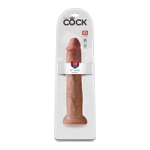 Pipedream King Cock 13-inch Realistic Dildo with Suction Cup Tan