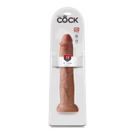 Dildo Realista Pipedream King Cock 13 pulgadas con Ventosa Tono Beige