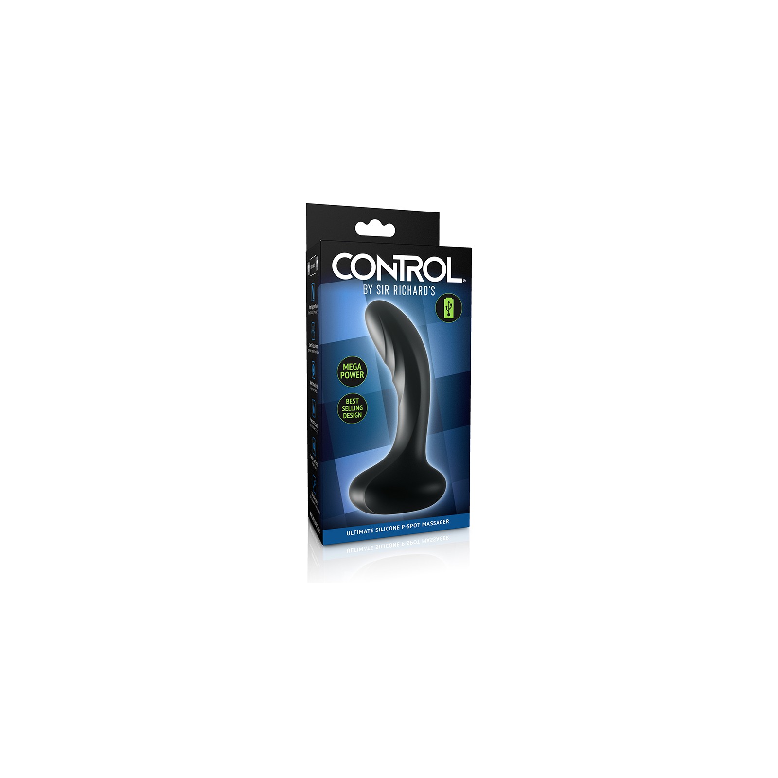 Sir Richard's Control Silicone P-Spot Massager for Prostate Stimulation