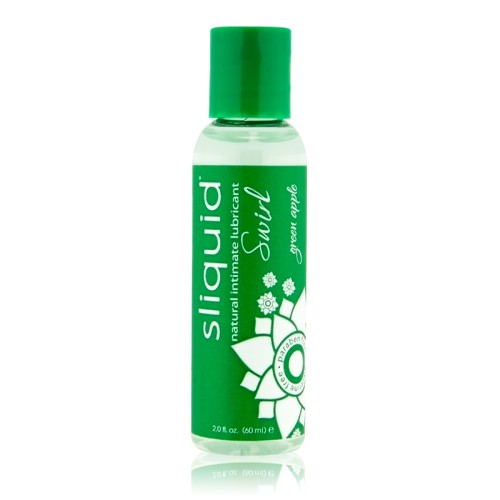 Sliquid Swirl Green Apple Flavored Water-Based Lubricant