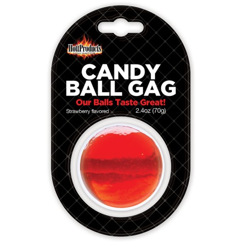 Strawberry Flavor Candy Ball Gag for Playful Fun