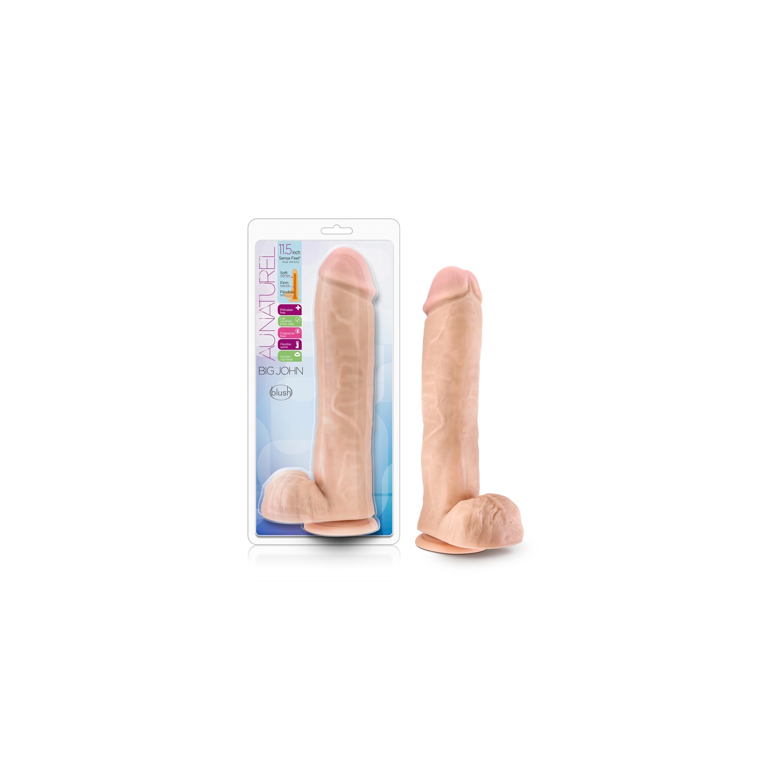 Au Naturel Big John 11.5 inch Dildo