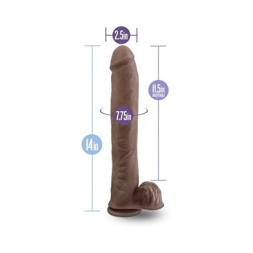 Au Naturel Daddy 14 in. Dildo for Experienced Users