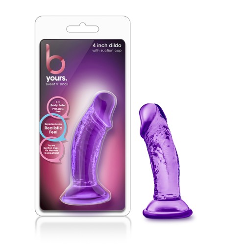 Dildo B Yours Sweet n' Small 4 in. Púrpura