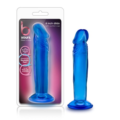 B Yours Dildo Dulce y Pequeño 6 in. Azul