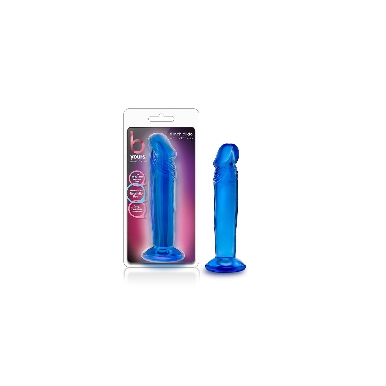 B Yours Dildo Dulce y Pequeño 6 in. Azul