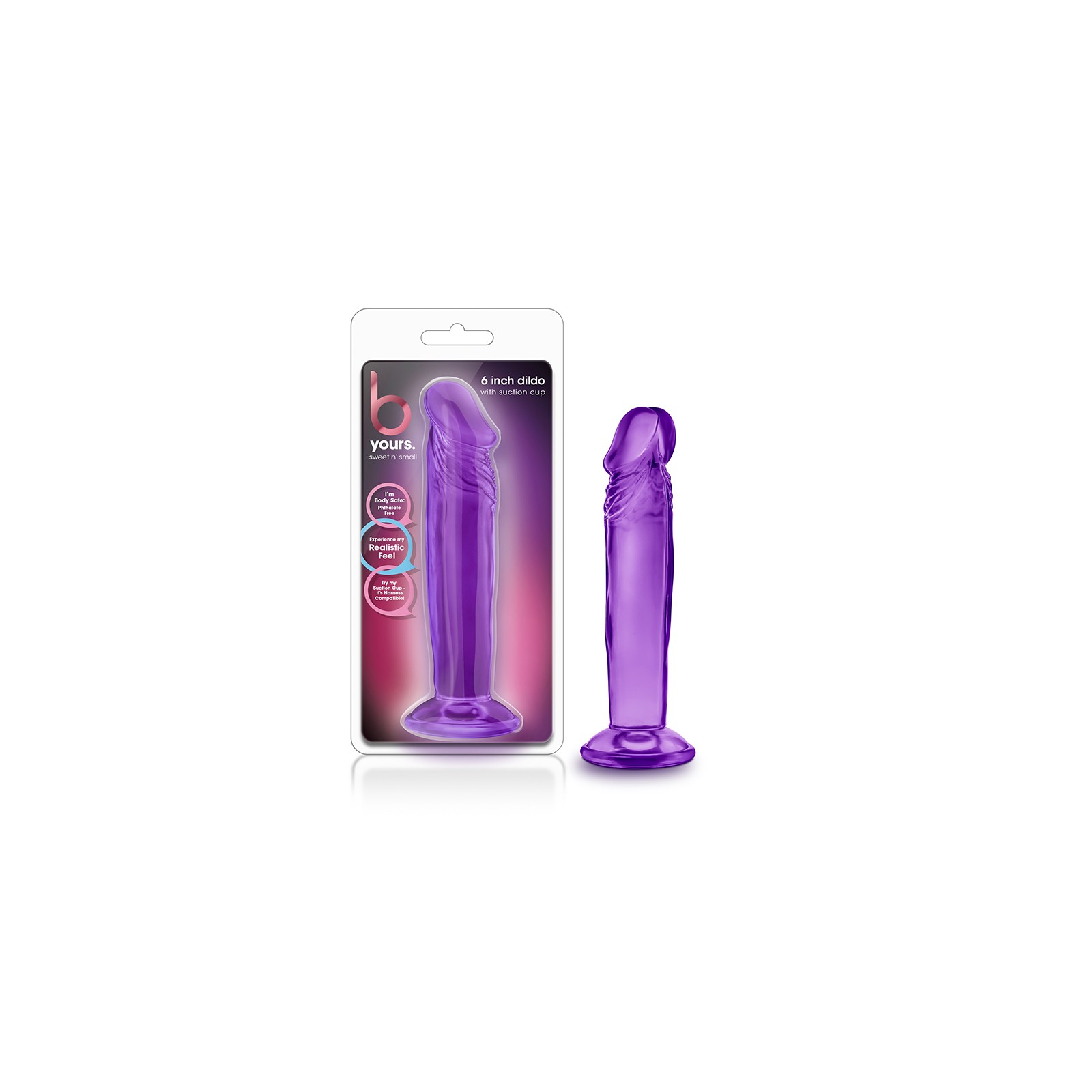 Dildo B Yours Sweet n' Small 6 Pulgadas Morado