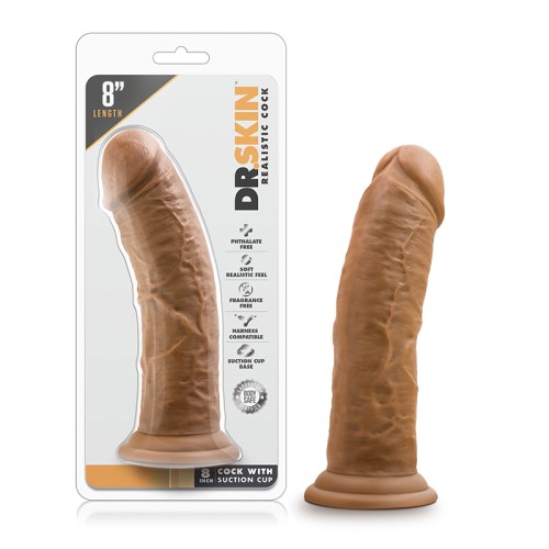 Dr. Skin Dildo Realista de 8 Pulgadas Beige