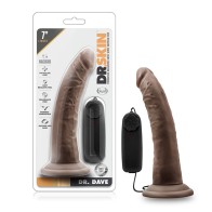 Dr. Skin Dr. Dave Dildo Vibrador de 7 in.