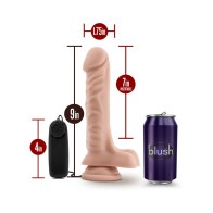 Dildo Vibrador Realista de 9 in. con Base de Succión de Dr. Skin