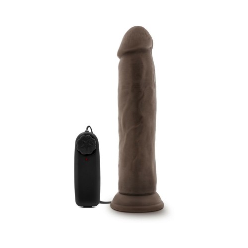 Dr. Skin Dr. Throb Dildo Vibrador Realista Marrón