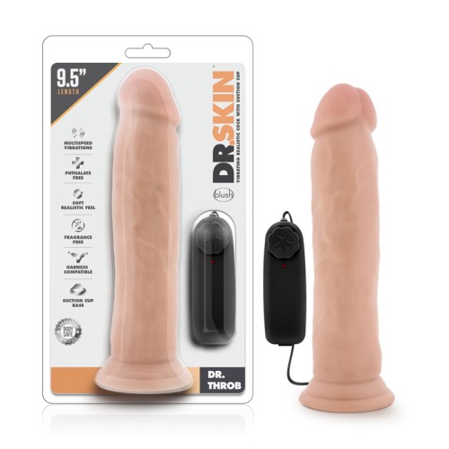 Dr. Throb Realistic Vibrating Dildo