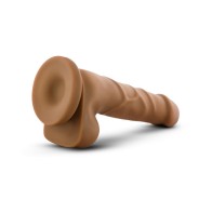 Dildo Realista de 7 Pulgadas Dr. Skin con Testículos Color Tan