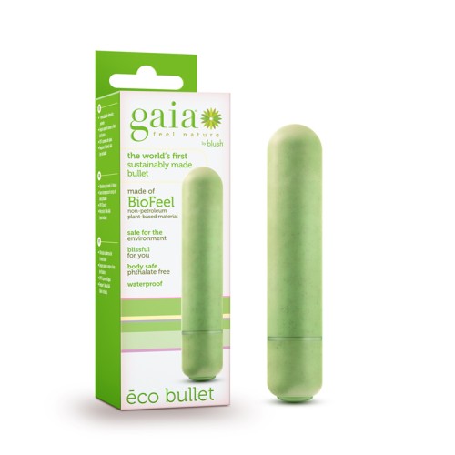 Vibrador Bullet Gaia Eco Verde para Placer Ecológico