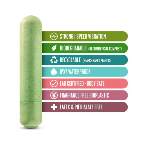 Vibrador Bullet Gaia Eco Verde para Placer Ecológico