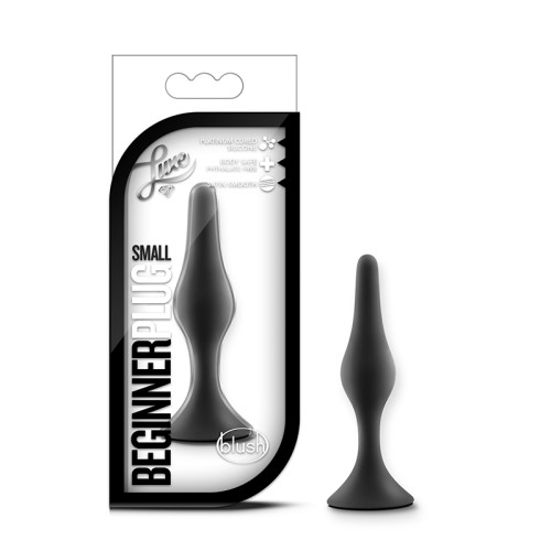 Luxe Beginner Small Black Anal Plug