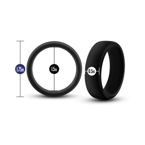 Performance Silicone Go Pro Cock Ring Black