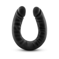 Dildo Doble Slim Realista de Silicona Ruse 18 in. Negro