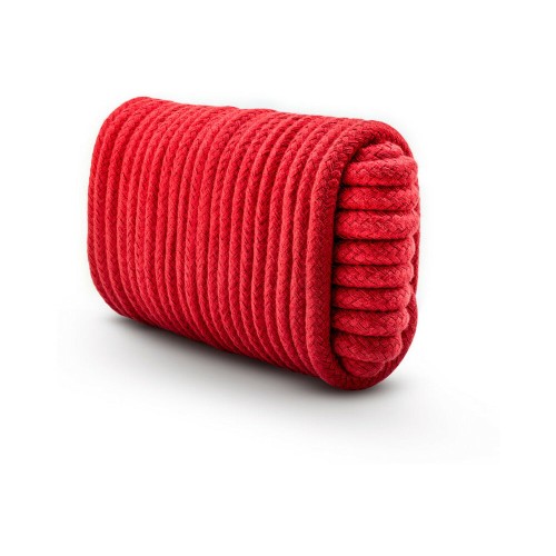 Temptasia 32 ft Cotton Bondage Rope in Red