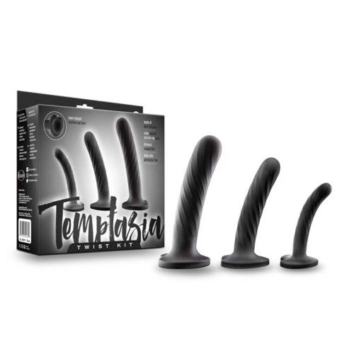 Kit de Dildos de Silicona Temptasia Twist de 3 Piezas