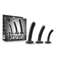 Temptasia Twist 3-Piece Silicone Dildo Set