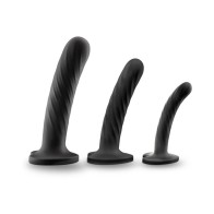 Temptasia Twist 3-Piece Silicone Dildo Set