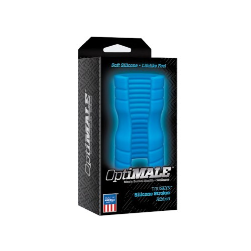 OptiMALE TRUSKYN Ribbed Silicone Stroker