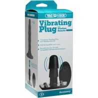 Vac-U-Lock Vibrating Plug with Remote for Ultimate Pleasure