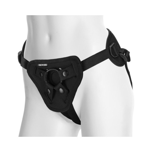 Vac-U-Lock Supreme Harness with Vibrating Plug for Ultimate Pleasure