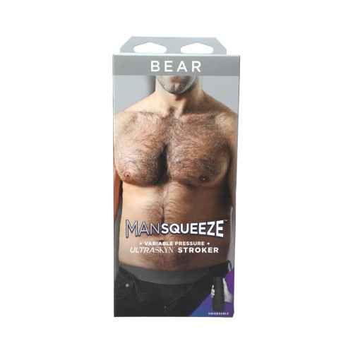 Man Squeeze Bear Ass Vanilla Stroker