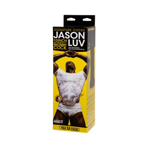 Cock Jason Luv de 10 Pulgadas ULTRASKYN con Ventosa Removible