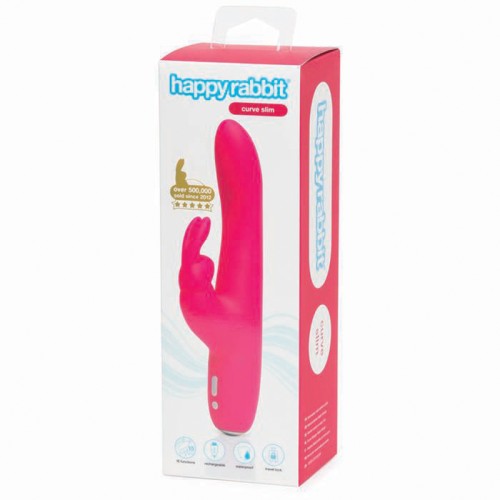 Vibrador Slim Happy Rabbit Curve para Principiantes