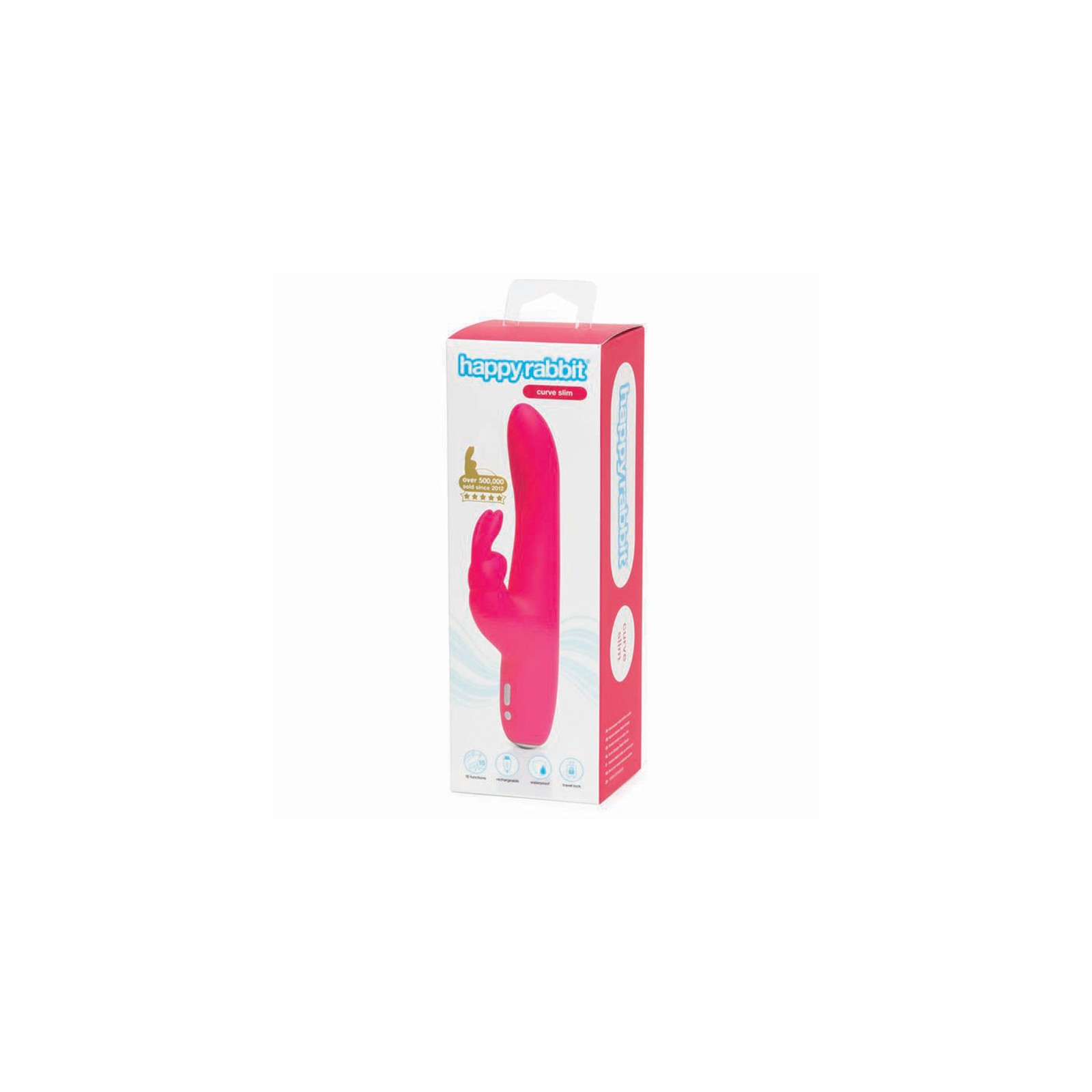 Vibrador Slim Happy Rabbit Curve para Principiantes