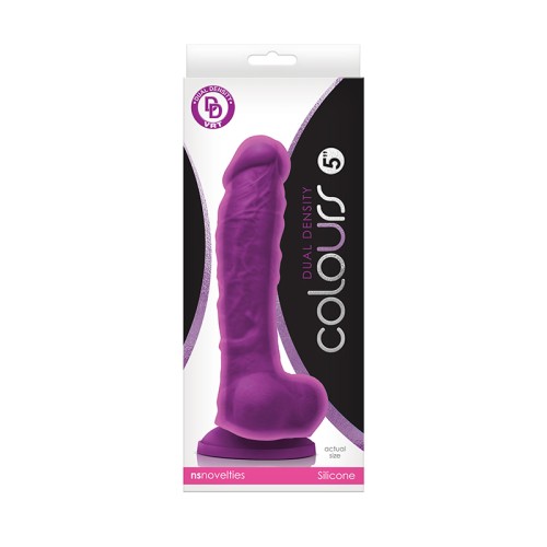 Dildo Realista Dual Density de 5 pulgadas Color Morado