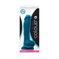 Dildo Doble Densidad de 8 in. Colores Azul