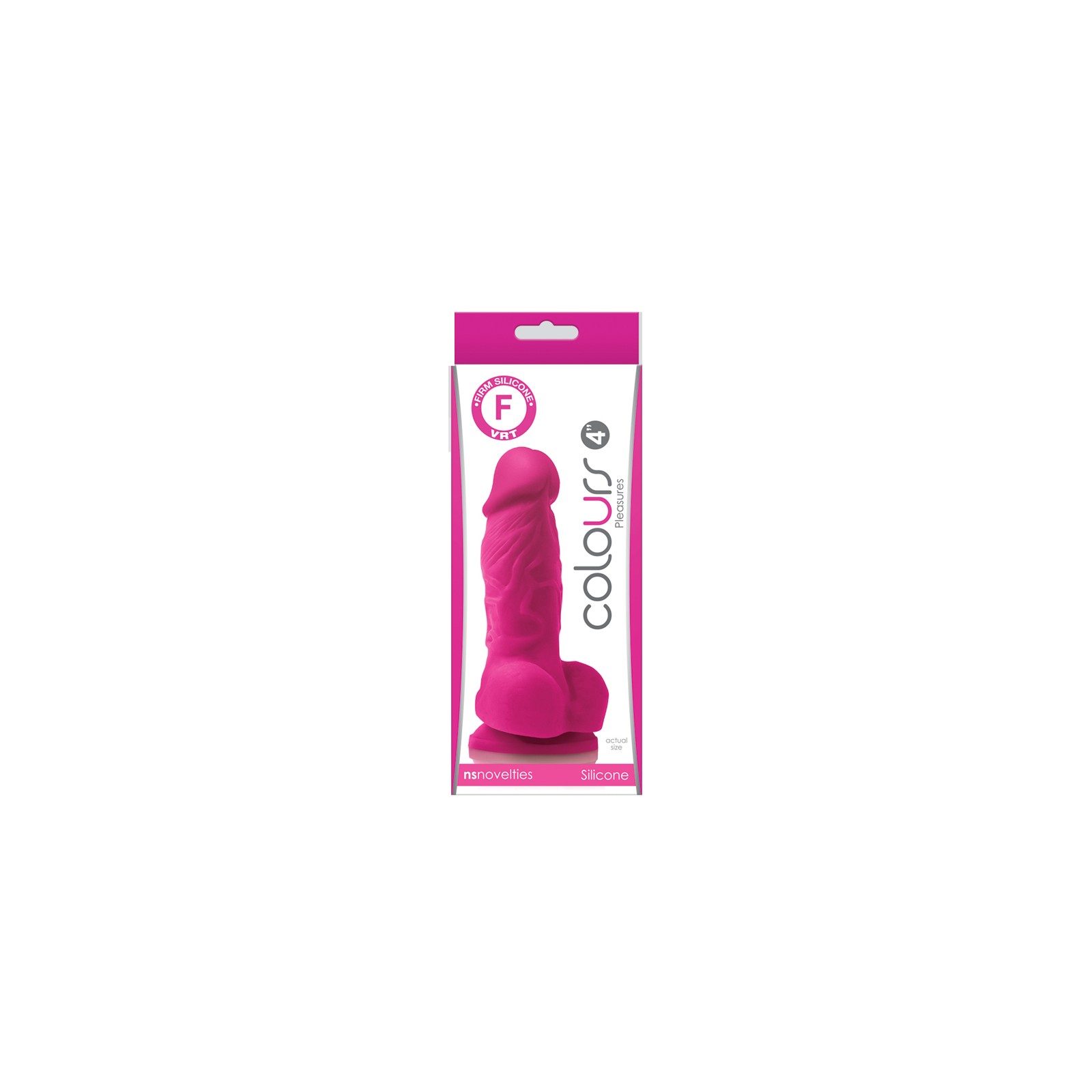 4-Inch Pink Dildo from Colours Pleasures