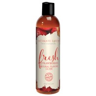 Glide de Placer de Fresas Frescas Intimate Earth para Placer Oral