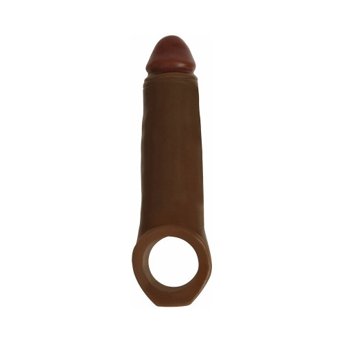 Curve Toys Jock 2 in. Enhancer with Ball Strap Brown