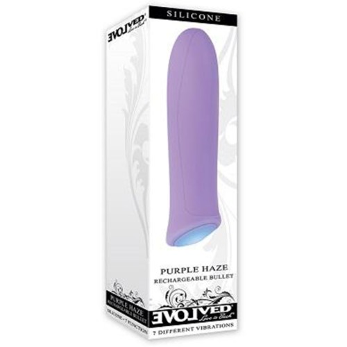 Vibrador de Bala Recargable Purple Haze de Evolved