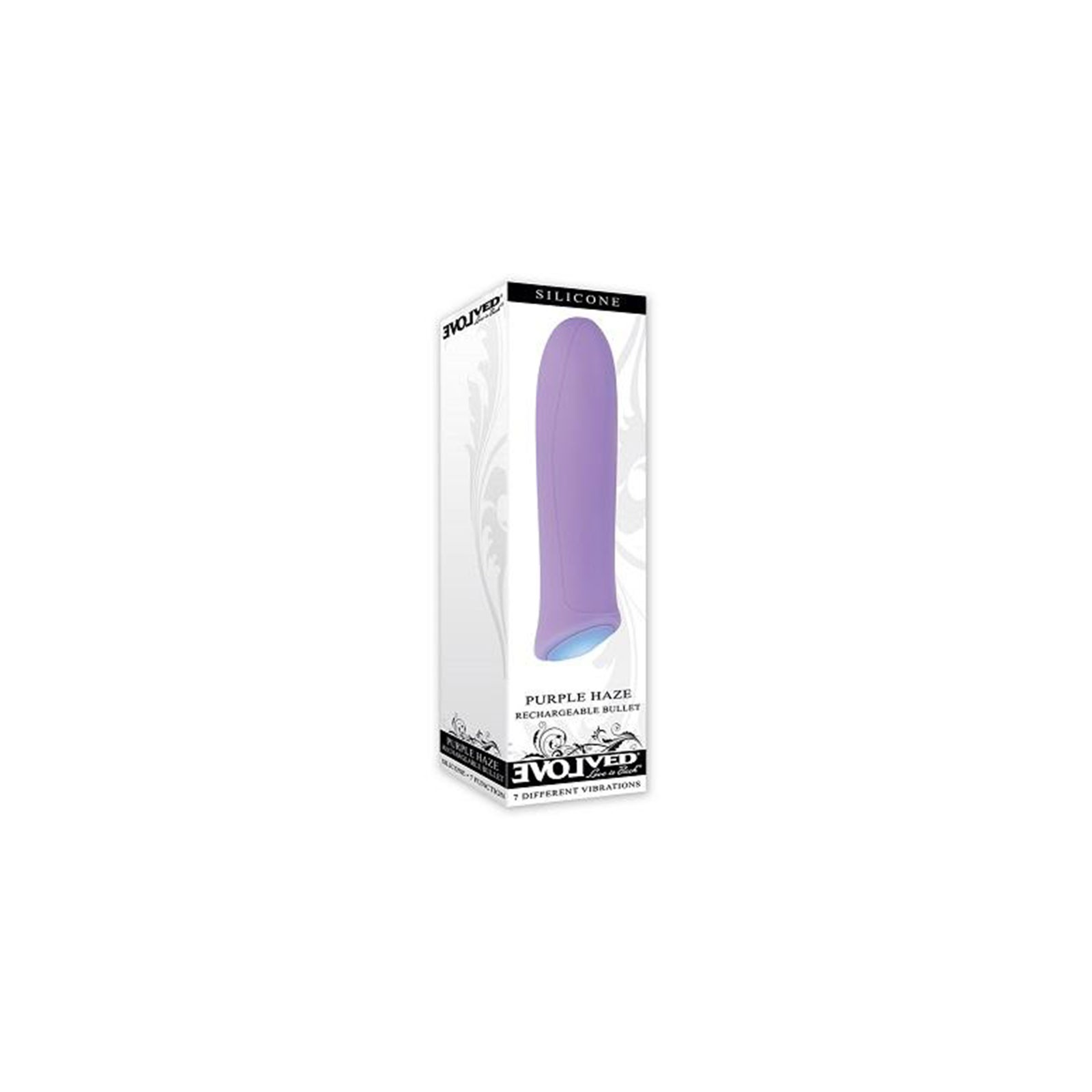 Vibrador de Bala Recargable Purple Haze de Evolved