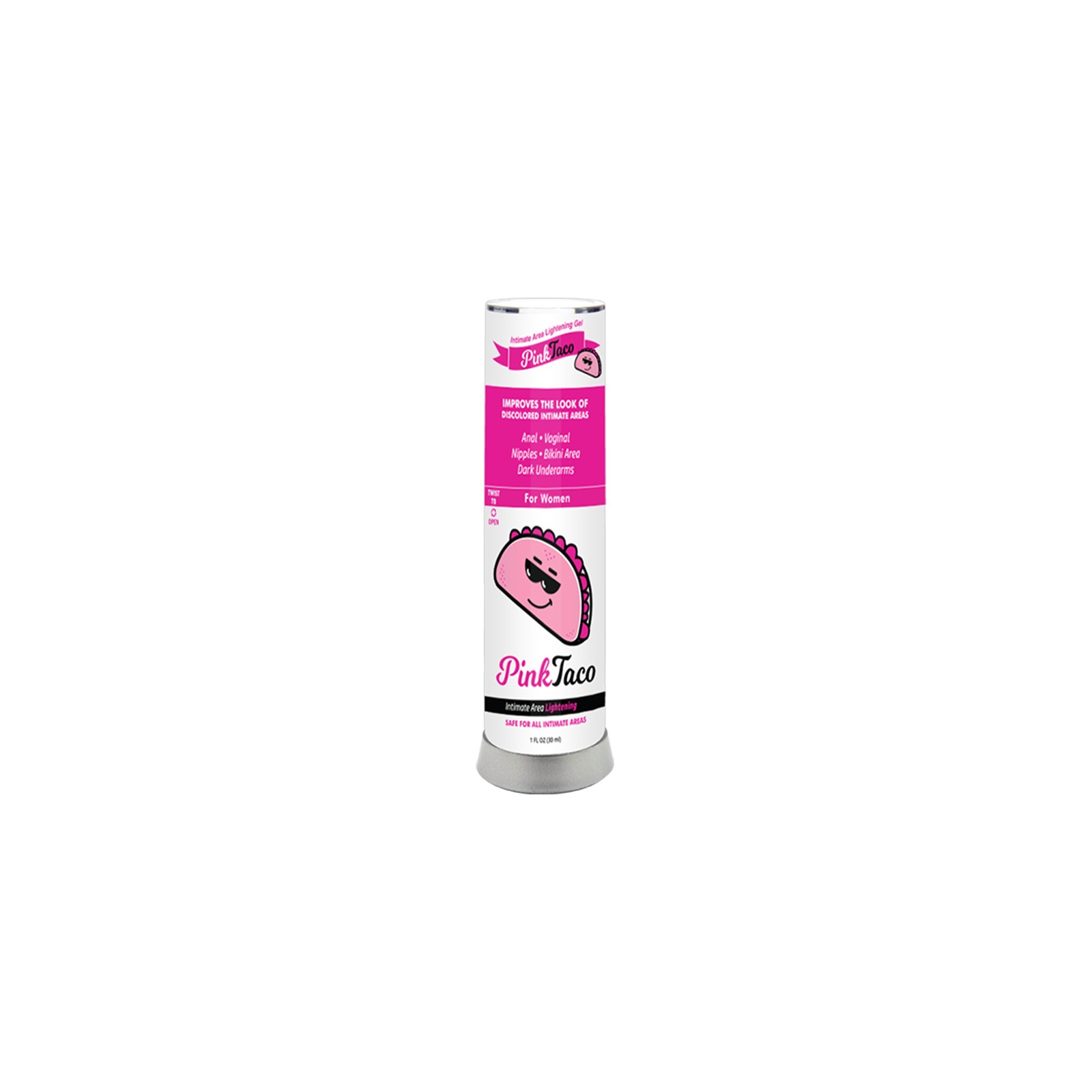 Gel Aclarador de Área Íntima Pink Taco - Reduce Manchas Oscuras