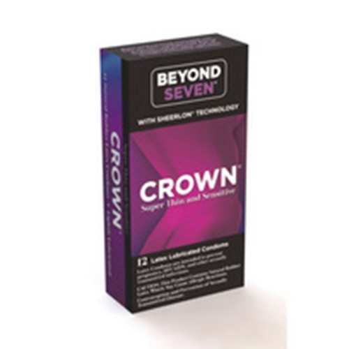 Crown Lubricated Condom 12pk